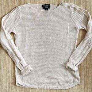 Tahari 100% Linen Sweater